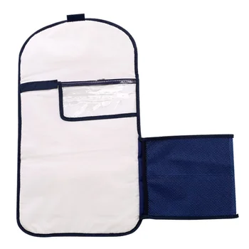 

Wipeable Floor Diaper Changing Mat Soft Play Foldable Washable Waterproof Travel Zipper Closure Nappy Portable Baby Use