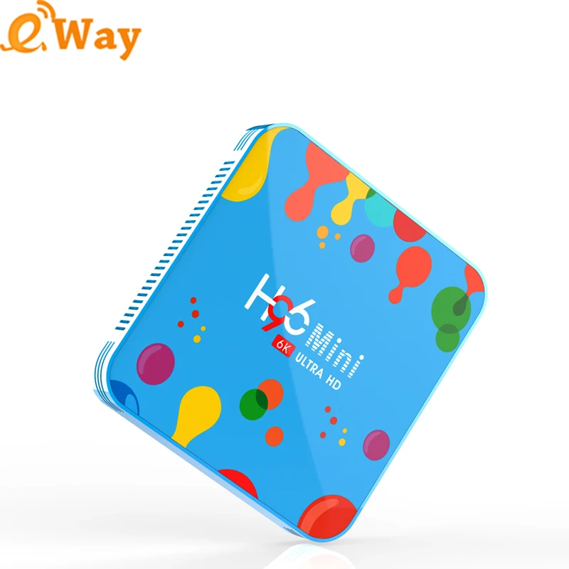 H96 mini H6 5G Wifi 100M LAN Android 9.0 TV BOX 6K Quad Core 32GB/128GB Media Player 3D H.265 | Электроника