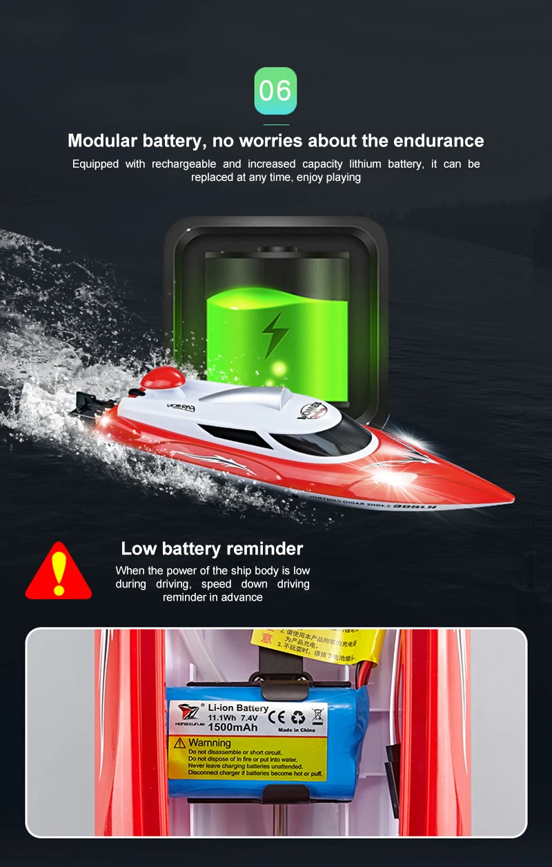 HJ806 RC высокоскоростная лодка 35 км/ч Быстрая с системой охлаждения воды лодка 200 м Дистанция управления RC лодки детские игрушки подарки