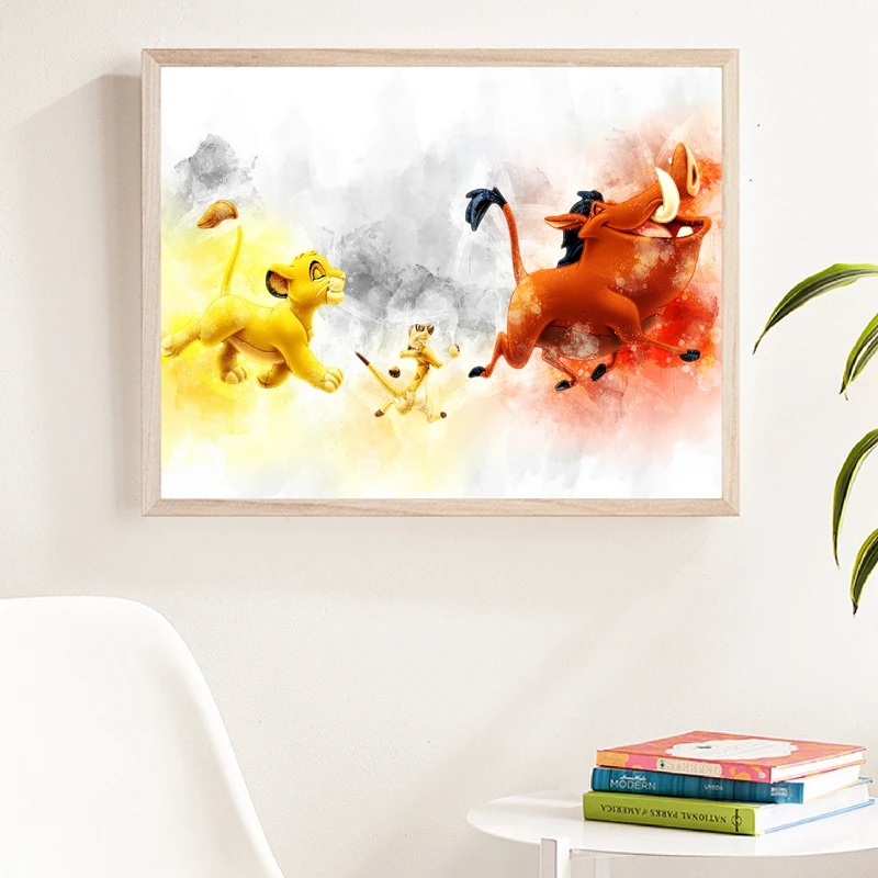 African-Proverb-Hakuna-Print-Wall-Art-Pumbaa-Timon-Simba-Canvas-Poster-The-Lion-King-Art-Painting (2)