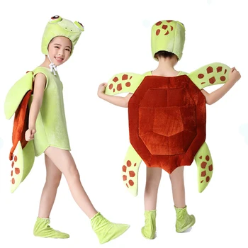

Children'S Halloween Cosplay Marine Animals Sea Turtle Festival Outfits Parent-Child Costume Christmas Performance Clothing