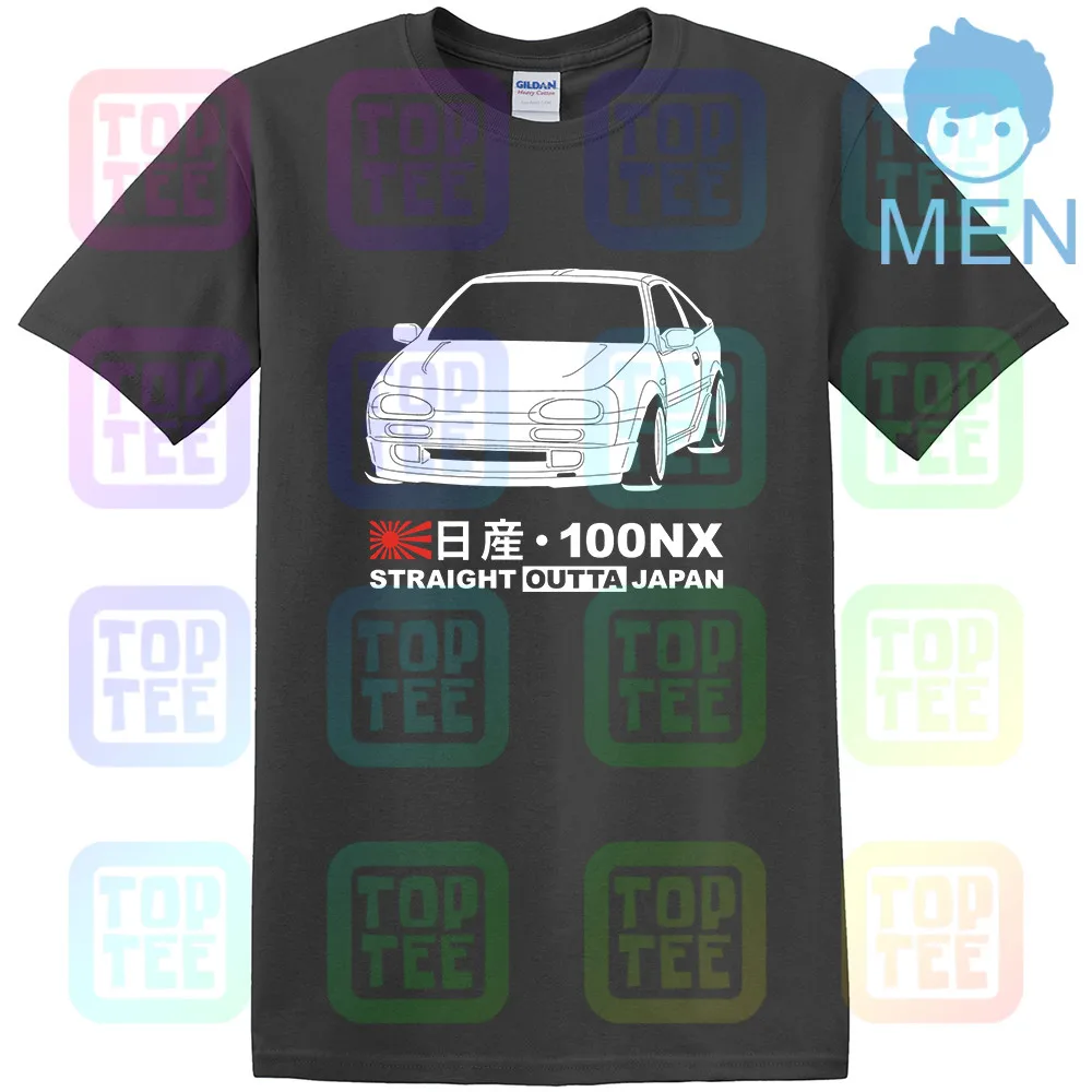 GT-shirt Nissan 100NX B13 Футболка tee - Цвет: Темно-серый