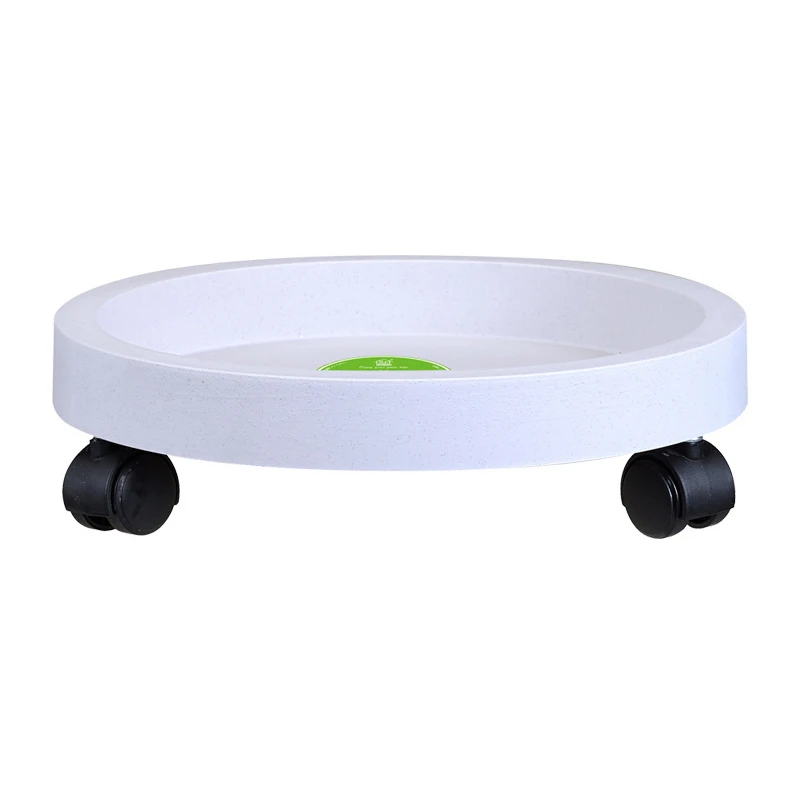

Movable Flower Pot Tray Plastic Universal Bonsai Base With Wheel Home Garden
