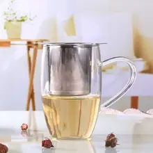 Ситечко для чая из нержавеющей стали мелкая сетчатая Воронка инжектор кофе коктейльный фильтр принадлежности для кухонного бара чайный набор ситечко для чая утечка чая