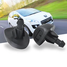 2 Pcs Car Nozzle Windshield Washer Spray Nozzle For Citroen C3/C3 Picasso/Dispatch/Saxo/Xsara Peugeot 106/205/207/306/307 Etc