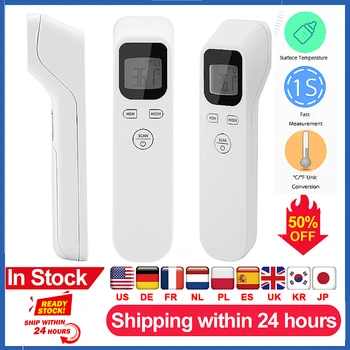 

Non-contact Digital Infrared Temp Temperature Gun LCD Display IR Forehead Ear Skin Temperature Measurement for Baby Kids Adults