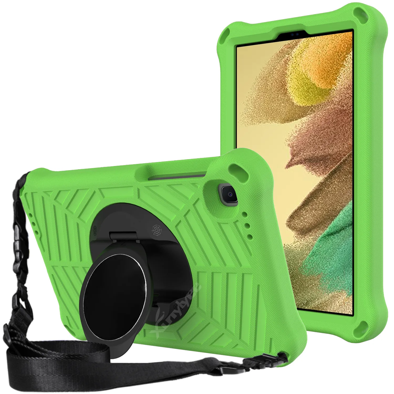 Kids Safe EVA Tablet Case For Samsung Galaxy Tab A7 Lite 8.7 2021 SM-T220 T225 Galaxy Tab A7 10.4 SM-T500 Shoulder Strap Cover