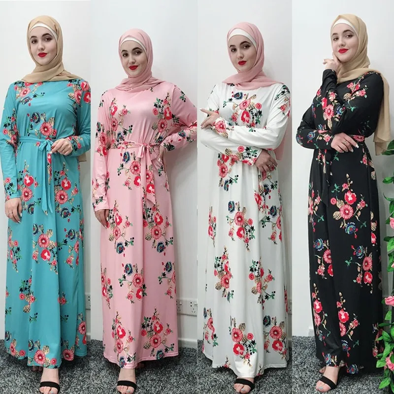 Abaya Dress Islamic Clothing Hijab Dress 2020 Muslim Women Modest Maxi Dress Abaya Turkey Long Robe Kaftan Clothes Abaya Dubai Islamic Clothing Aliexpress