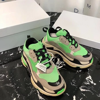 

Fashion Paris Triple-S Designer Shoes Low Platform Sneaker Triple S Mens Casual Women Sports Trainers zapatos Dad Shoes Mixd