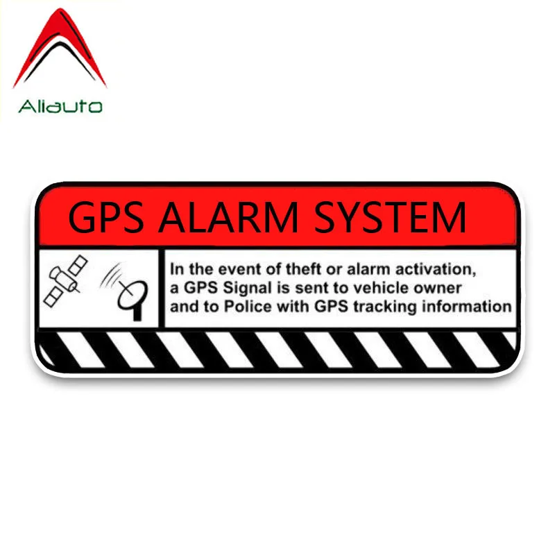 Aliauto Warning Car Sticker GPS Alarm System Activition Signal PVC