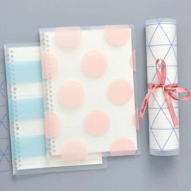 

Soft Cover Loose-leaf Book B5/A5 Notebook Simple Pattern Notebook Paper Diary Removable Simple Thickened Coil Shell Notebook