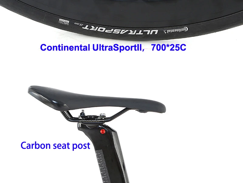 TWITTER Carbon Road bike 22 speed Disc brake road bike Carbon wheel For 105/R7000 UT/R8000 Components