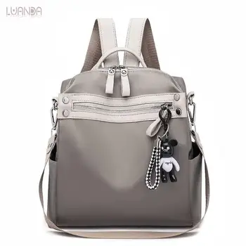 

Backpacks For Teenage Girl Fashion Oxford Backpack With Cartoon image Brand Shoulder Bag Ladies Casual Knapsack Student Backbag