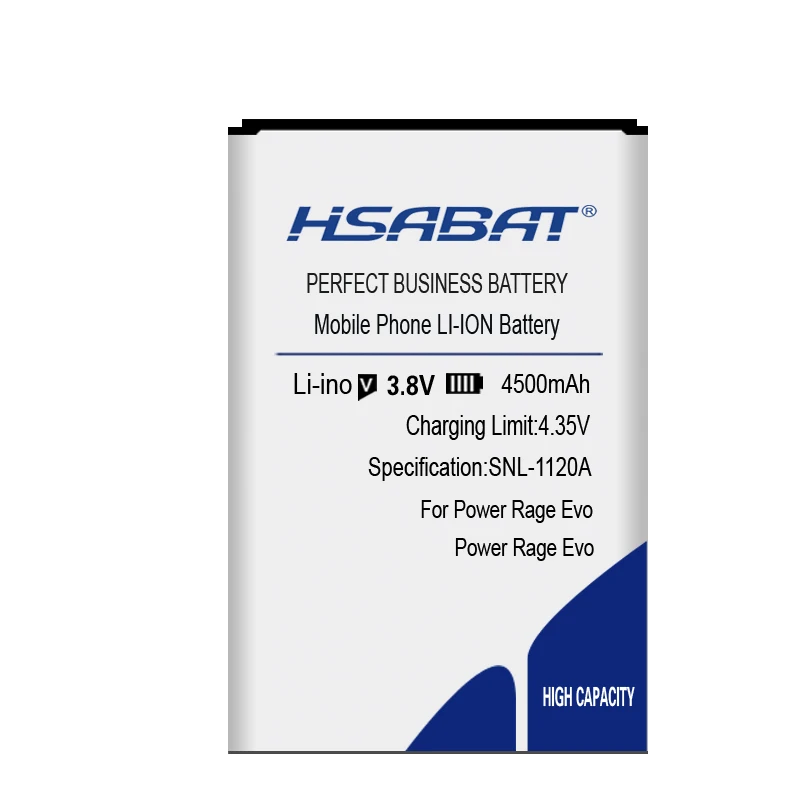 Аккумулятор HSABAT power Rage EVO 4500 мАч для аккумуляторов Highscreen power Rage evo