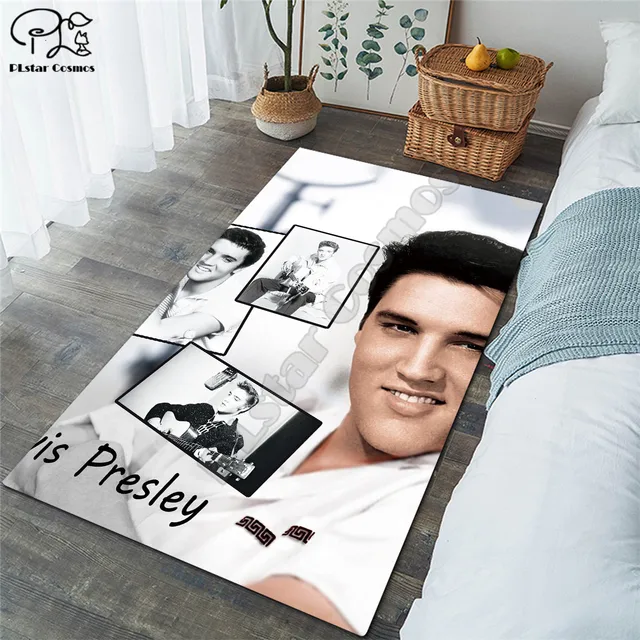 Elvis Presley carpet Square AntiSkid Area Floor Mat 3D Rug Nonslip