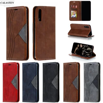 

Geometric Leather Flip A50 A70 A40 A30 A20 A10 A51 A71 Case For Samsung S9 S8 S7 Edge S10 S20 Ultra Plus A7 2018 Note 9 10 Coque