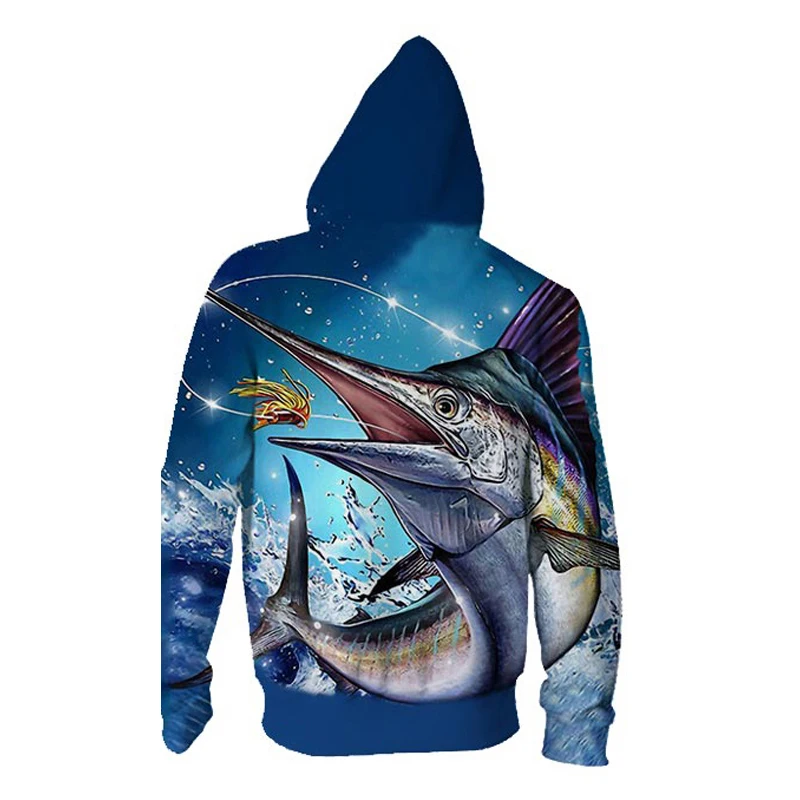 New Fashion Sweatshirt Men / Women 3d Hoodies Print animal fish grass carp pattern Slim Unisex Slim Stylish Zipper Hoodies