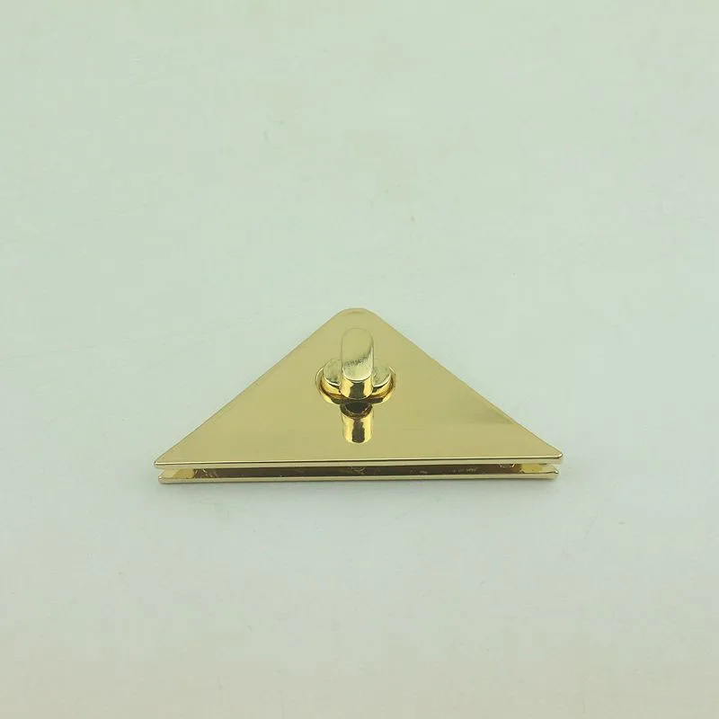 10Sets 80x38mm Women Bag Metal Clasp Twist Turn Locks Triangle Lock Snaps Bags Buckles Clasps Closure DIY Hardware Accessories
