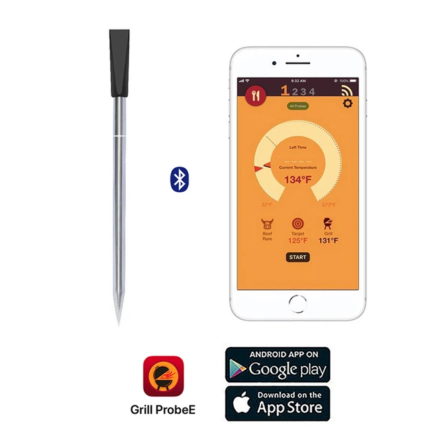 Bluetooth Grill Thermometer Wireless  Bluetooth Meat Thermometer Grill -  Probe - Aliexpress