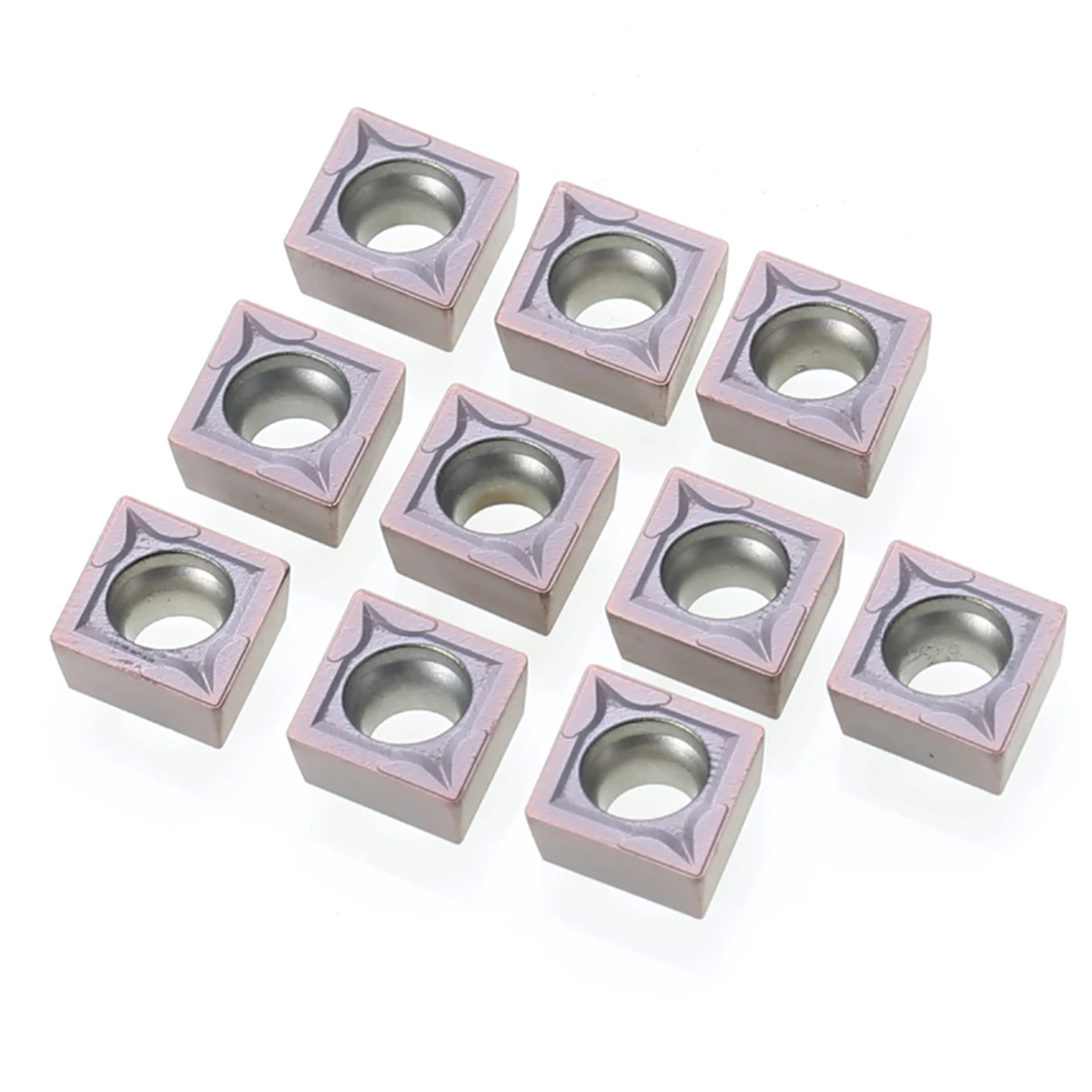 10pcs CCMT09T304 VP15TF Blades Carbide Inserts CNC Lathe Turning Cutter for Cutting Machining