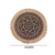 Natural Table Mat Handmade Water Hyacinth Woven Placemat Round Braided Mat Heat Resistant Hot Insulation Anti-Skidding Pad 15