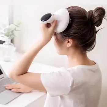 

MINI Four-Headed Electric Scalp Massager Waterproof Cordless Prevent Hair Loss Body Deep Tissue Vibrating Kneading Health Care