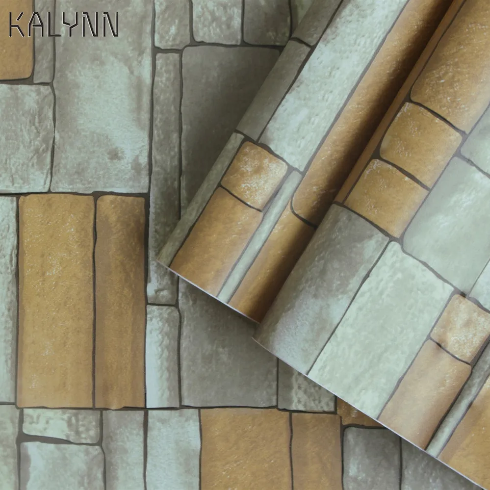 Brick Peel Stick 3D Wallpaper 45CMx6M Adhesive Wallpaper Faux Textured Brick Look Removable Wall Paper Decoration Contact Paper