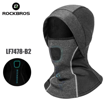 

ROCKBROS Winter Mask Thermal Cycling Ski Face Mask Windproof Fleece Neck Warmer Cap Scarf Balaclava Sport Ski Mask Winter