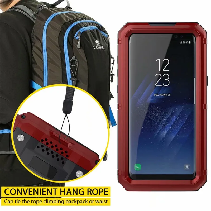 waterproof metal case for samsung galaxy s8plus (25)