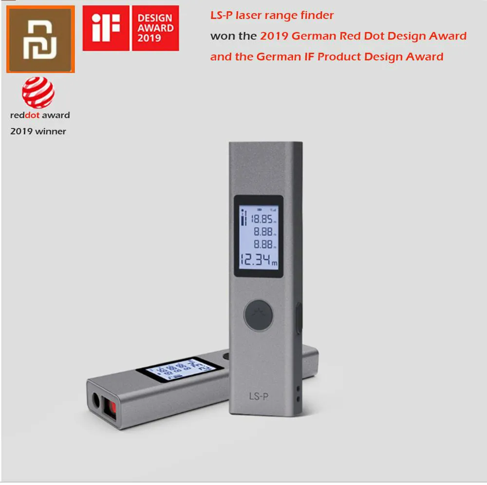 Laser Range Finder Origina Xiaomi Duka 40m/25m LS-P USB flash charging High Precision Measurement LS-1