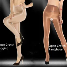 2 пары Для женщин пикантные танцевальные Колготки формирующие носки с живописью Сверкающее шелковое однотонные колготки телесного цвета Кофе с открытой промежностью, 70D чулок Лидер продаж