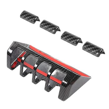 

ABS Carbon Fiber Car Window Lifting Switch Panel+Button Trim Cover Sticker Accessories for Suzuki Jimny 2019+