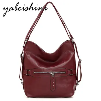 

New High quality leather crossbody bags for women bag over shoulder bags for women 2019 Deformable handbag sac main bolso mujer