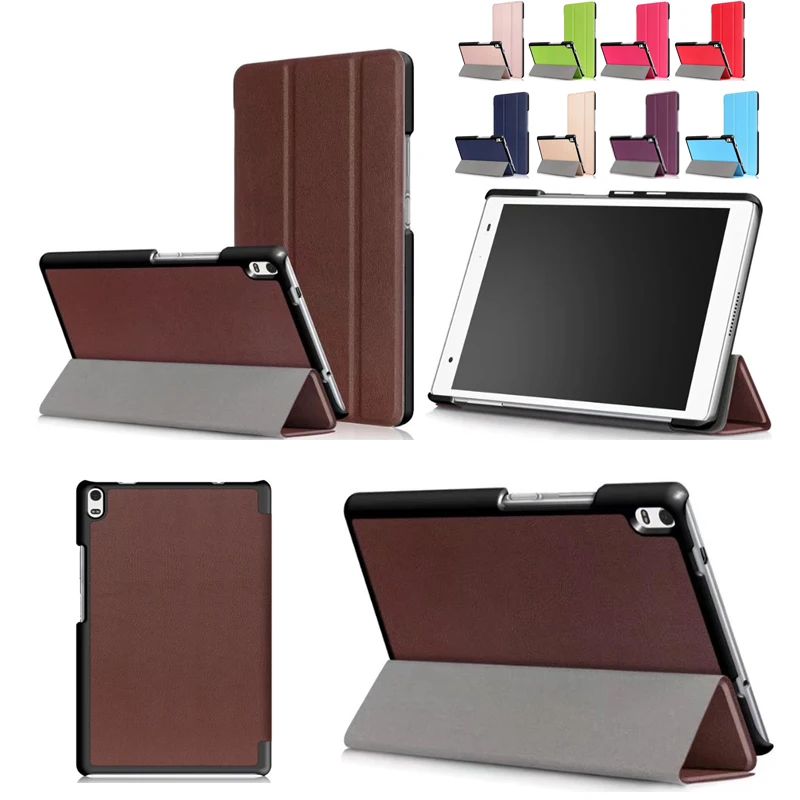 

Luxury Ultra Thin Slim Folio Stand Magnetic Leather Case Sleeve Cover For Lenovo Tab 4 8 Plus Tab4 P8 TB-8704 TB-8704N TB-8704F