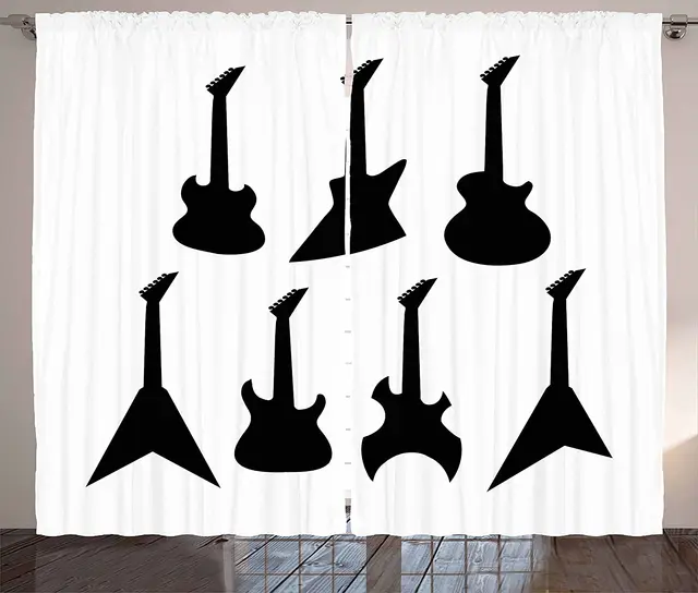 Rock Music Blackout Curtains: A Perfect Window Treatment for Music Enthusiasts