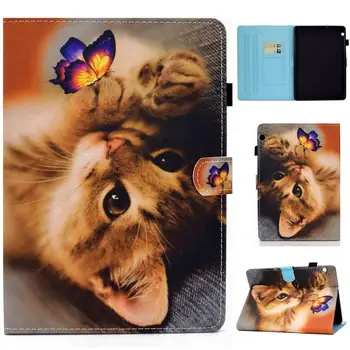 

Light Bulb Butterfly Prints Flip Cover For Huawei MediaPad T3 10.0 9.6inch AGS-L09 AGS-L03 W09 Magnetic Card Slots Stand Case
