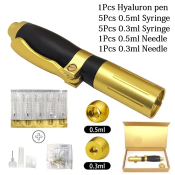 

Anti Wrinkle Lifting Lip Atomizer Hyaluronic Pen with Ampoule Head Syringe Needle High Pressure Hyaluronic Acid Pen