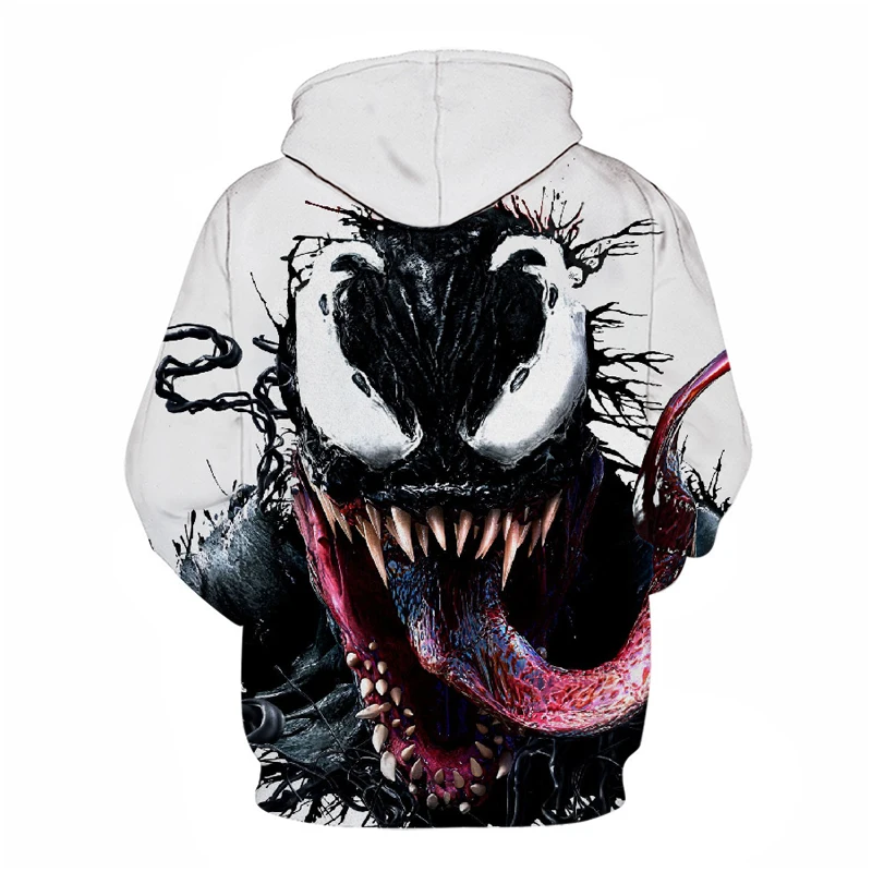 Мужская толстовка с капюшоном 3D Venom Fashion Ms. Hoodie свободный жакет с капюшоном уличная художественная Высококачественная индивидуальная осенняя куртка с человеком-пауком новая