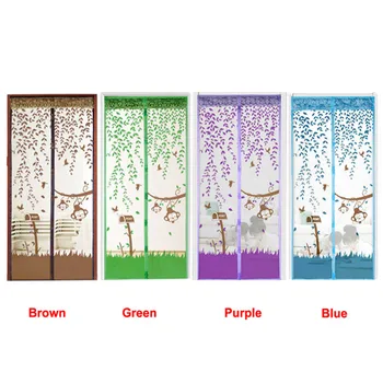 

Summer Window Screening Prevent Mosquito Curtain Portiere Screen Door Magnetic Magnet Scenery