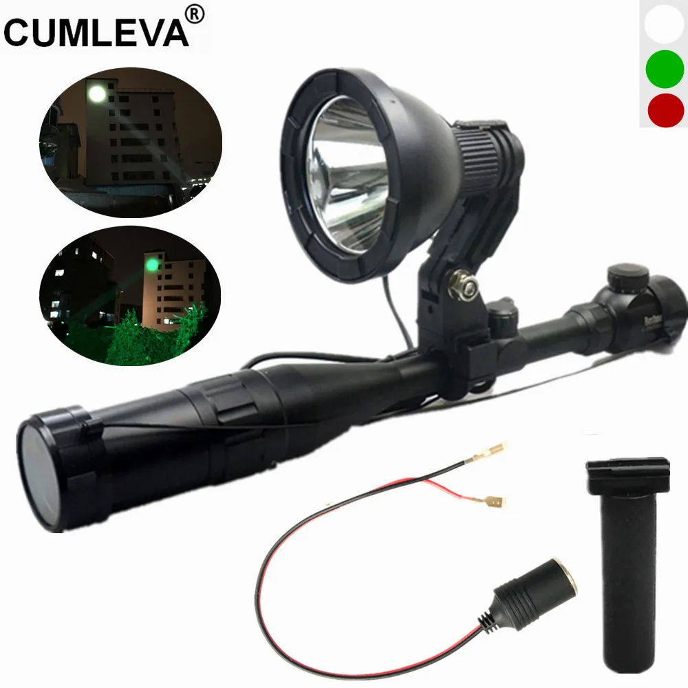 Lightweight Scope Rifle Gun Mounted Spotlight 12V 125mm CREE 10W LED