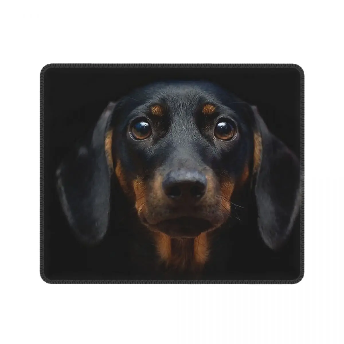 Новинка коврик для мыши Dachshund Dog Wiener Сосиска Doxie с фиксирующими краями мягкий