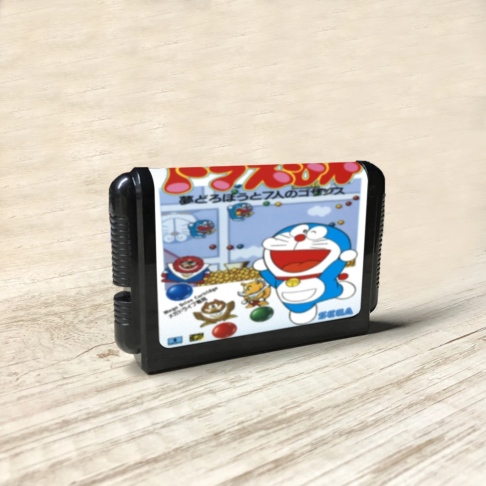 Doraemon Yume Dorobou to 7 Nin no Gozans Japan Shell Flashkit MD Card  forSega Genesis Megadrive Video Game Console|Replacement Parts &  Accessories| - AliExpress
