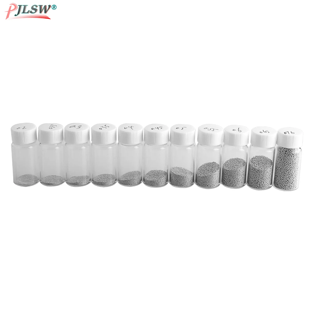 

1PCS 25k/bottle 0.2 0.3 0.35 0.4 0.45 0.5 0.55 0.6 0.65 0.76mm BGA good quality lead Solder Balls Leaded for Reballing Rework