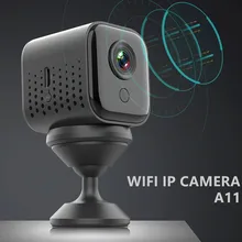 Mini caméra de surveillance IP Wifi P2P A11 HD 1080P, dispositif de sécurité domestique intelligent, avec Vision nocturne, application de surveillance, caméscope vidéo DVR