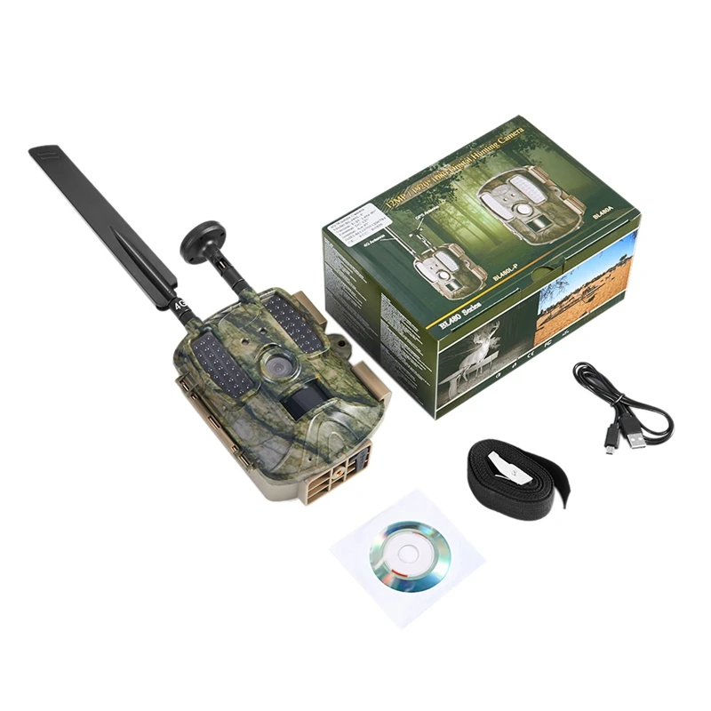 

FULL-Hunting Camera Gps Wireless 4G Fdd Lte Remote App Control Camo Hunting Game Trail Camera Wildlife Photo Trap 4G 3G Hd