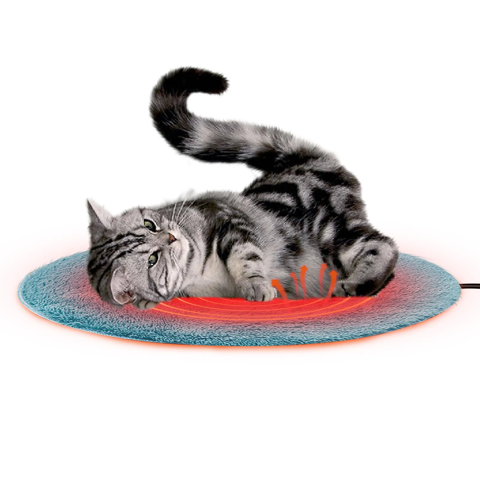 Pet Heating Pad For Dog House Cabin Cot Doorway Electric Heated Bed Mat  Temperature Dog Heating Round Usb Pad Heating Mat - Dog Beds/mats -  AliExpress