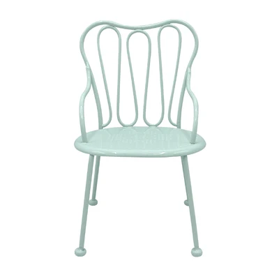 Aizulhomey LOL Blyth Doll Accessories 1/6 Iron Coffee Table Kitchen Chair Dollhouse Furniture Toys Bjd Play House Gifts for Kids Green single chair