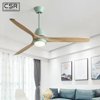

Reversal Fuction Wooden Ceiling Fans Bedroom 220V Ceiling Fan Wood Ceiling Fans With Lights Remote Control Ventilador De Teto