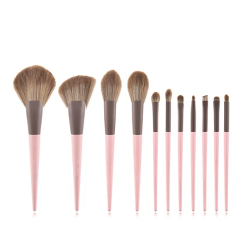 

Makeup Brush 11Pcs Eye Patch Powder Set Blush Blend Powder Detail Brush Eye Shadow Mini Brush Professional Makeup