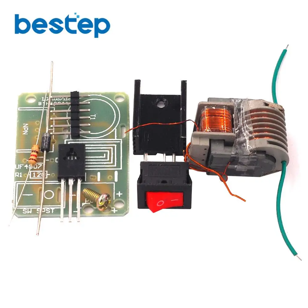 Высокочастотный генератор зажигания 15KV DC высоковольтный дуговой повышающий 18650